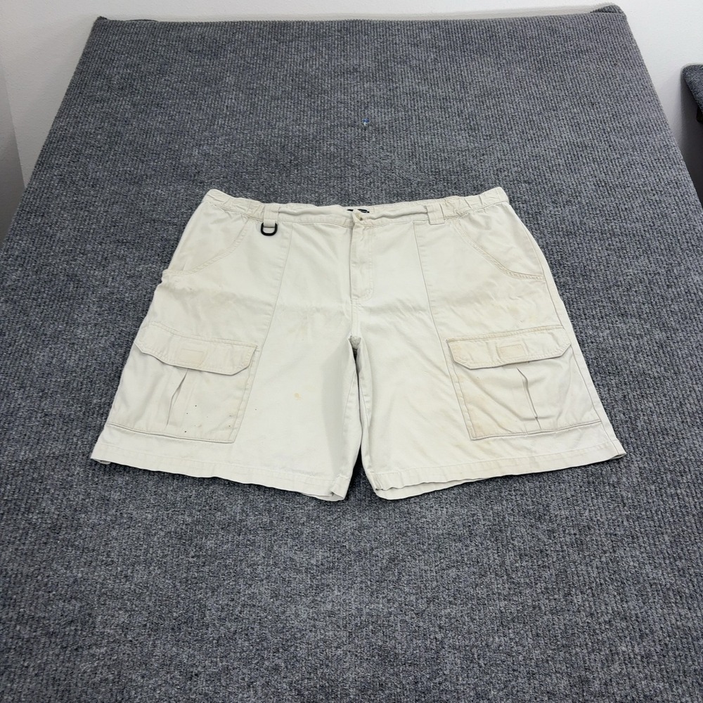 Knightsbridge‎ Cargo Shorts Mens XL Khaki Cotton Pockets Utility Casual Gorpcore
